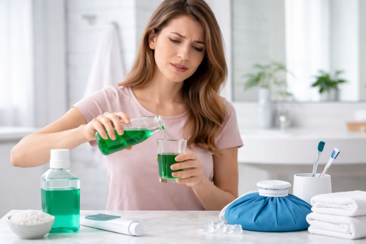 Болит десна — что делать в домашних условиях